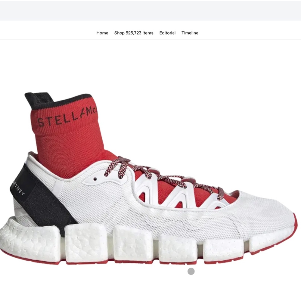 Stella McCartney x adidas ClimaCool Vento – White Vivid Red – Women’s 8